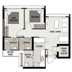 Blk 429B Bedok North Woods (Bedok), HDB 3 Rooms #526338451